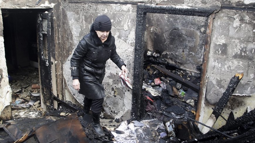 Civiles muertos en Donetsk 1