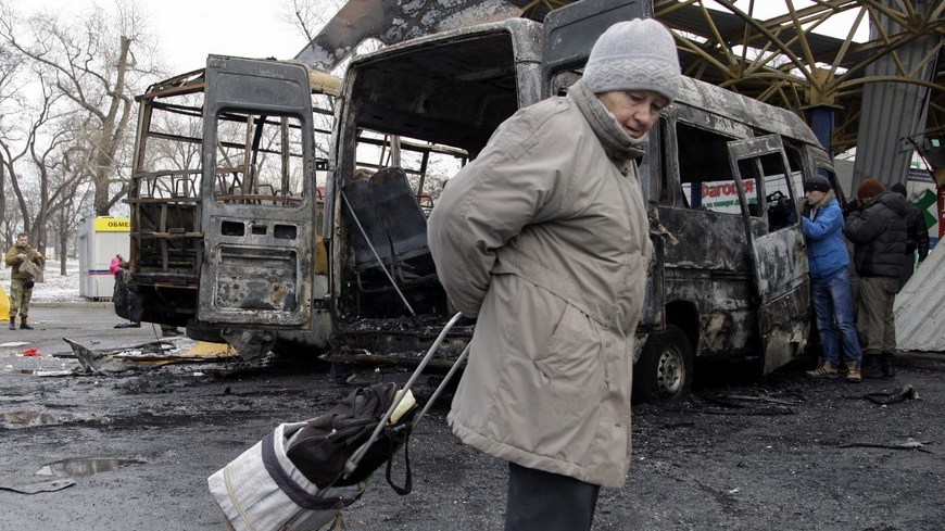 Donetsk civiles muertos bombardeos