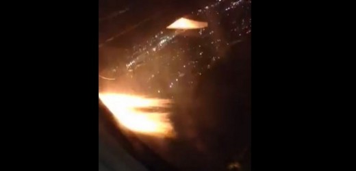EN VIDEO: A avión de VivaColombia se le incendió un motor tras despegar de ElDorado