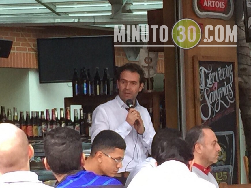 El candidato 'fajardista' a la Alcaldía de Medellín, Federico Gutiérrez