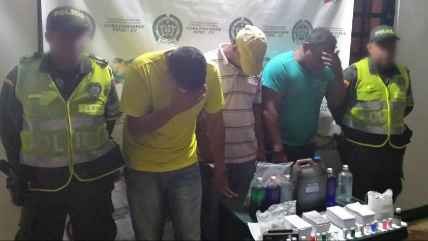 En Sonsón cayeron tres presuntos falsificadores de moneda 2 Foto: Policía Antioquia