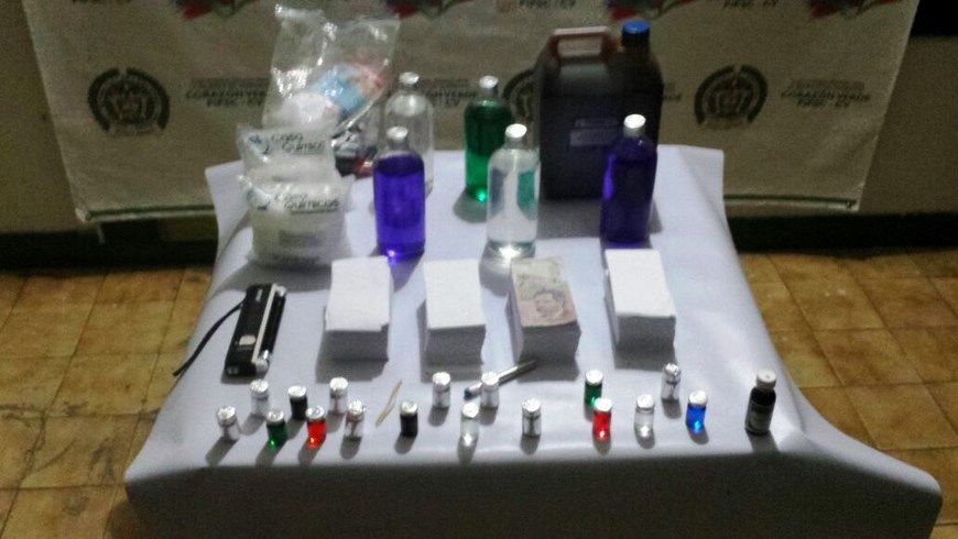 En Sonsón cayeron tres presuntos falsificadores de moneda 4 Foto: Policía Antioquia