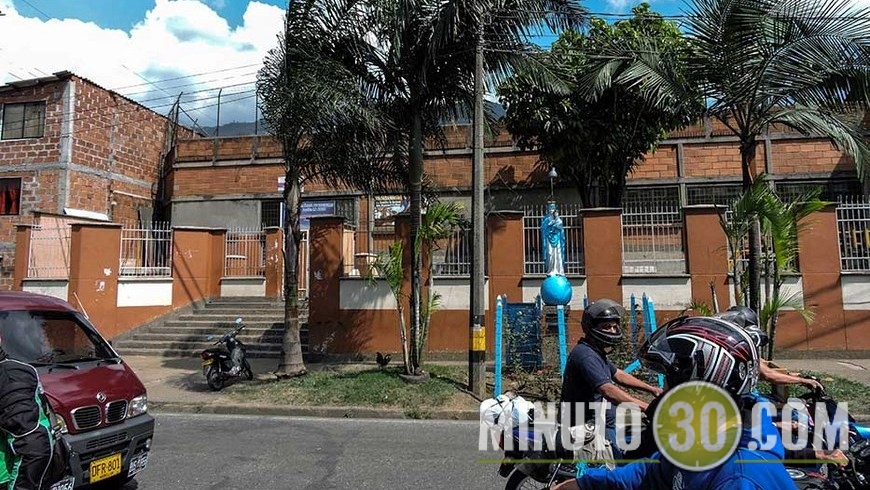 Escuela donde estudiaba Yerson Moreno.