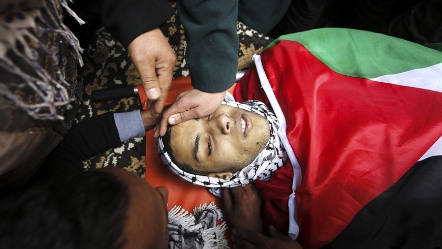 MUerte de joven palestino
