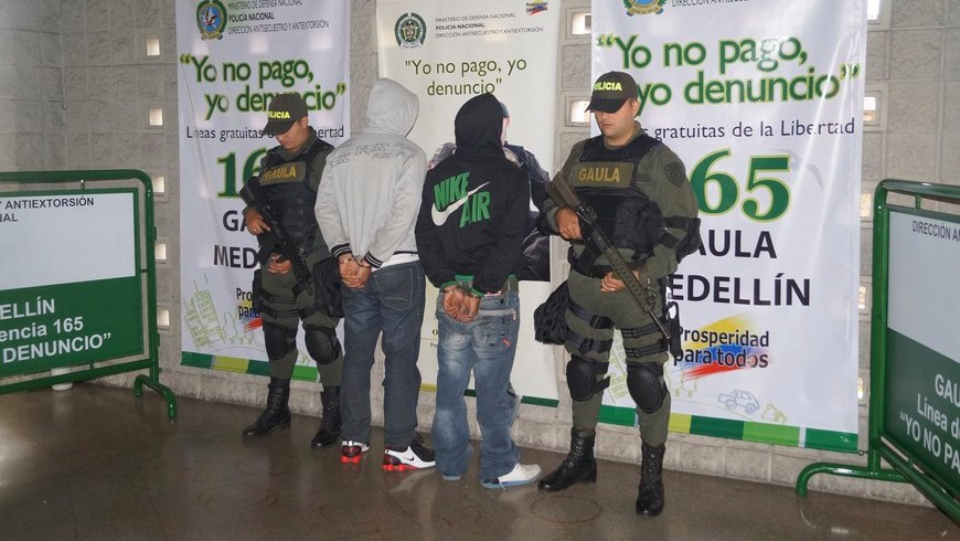 Operativo contra 'los Chatas'. Cortesía Policía Metropolitana