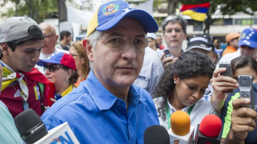 Imagen del alcalde mayor de Caracas, Antonio Ledezma. EFE/Archivo