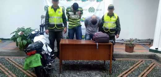 captura por hurto de moto 1