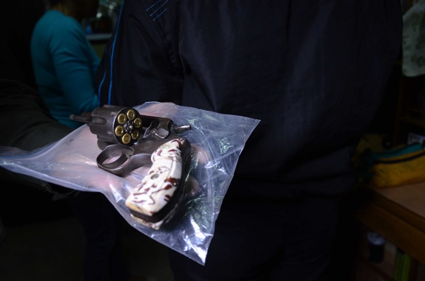 Operativo contra 'los Chatas'. Cortesía Policía Metropolitana