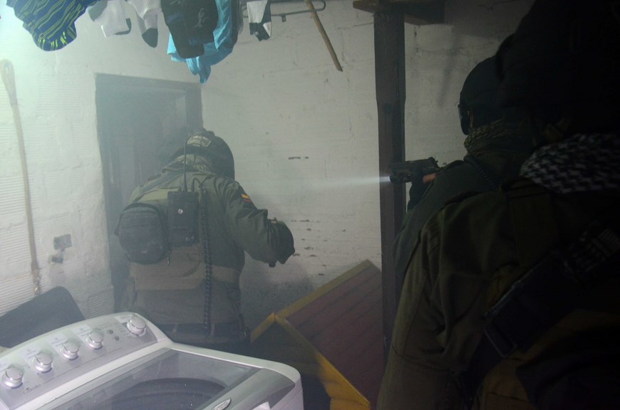 Operativo contra 'los Chatas'. Cortesía Policía Metropolitana