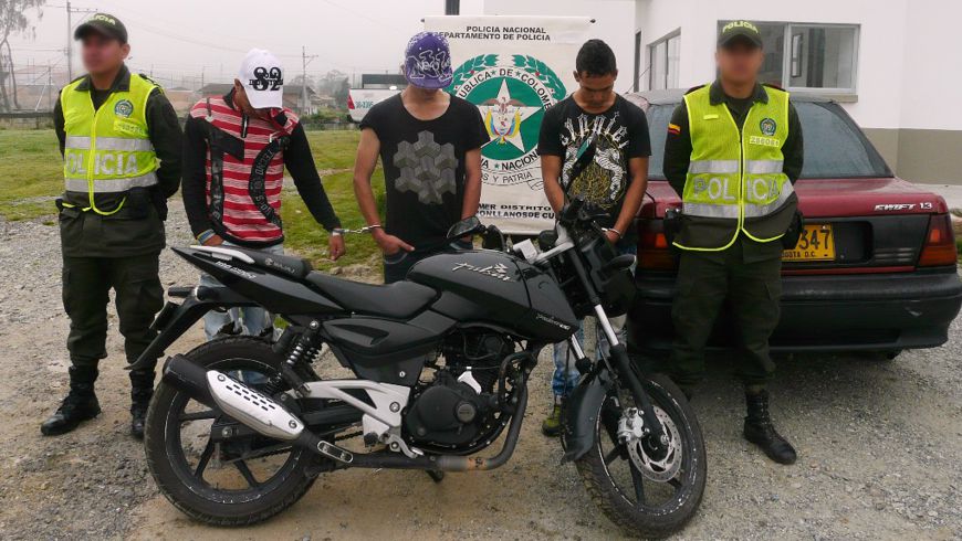 Casa por cárcel para individuos que hurtaron una moto en Llanos de Cuivá. FOTO 2 Foto: Policía Antioquia