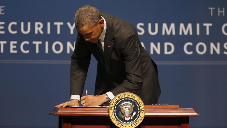 El presidente de Estados Unidos, Barack Obama, en un acto sobre ciberseguridad en Palo Alto, California, el pasado viernes. EFE