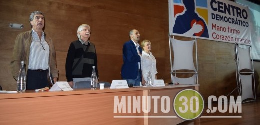 Los cuatro precandidatos a la Gobernación de Antioquia del Centro Democrático, midieron fuerzas