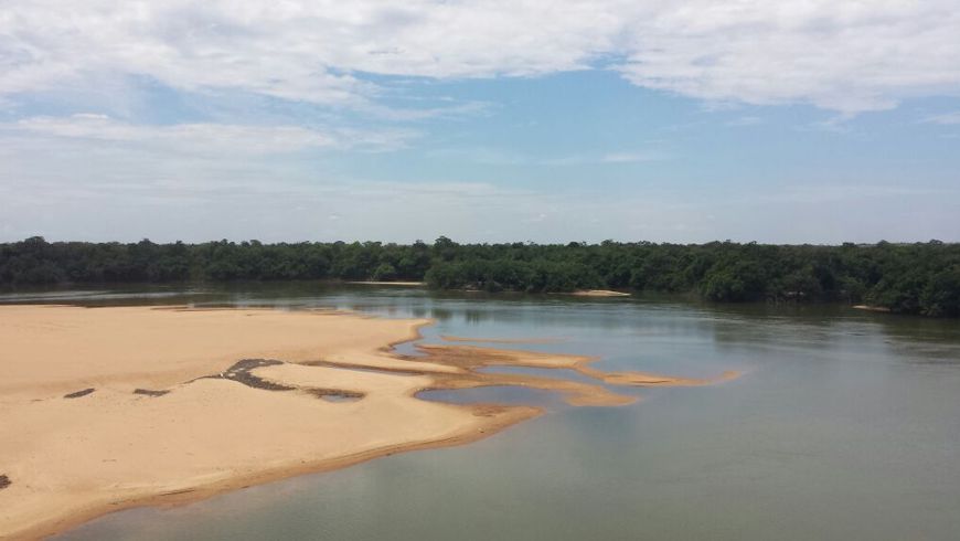 Río Bita, afluente del Río Orinoco, en el Vichada