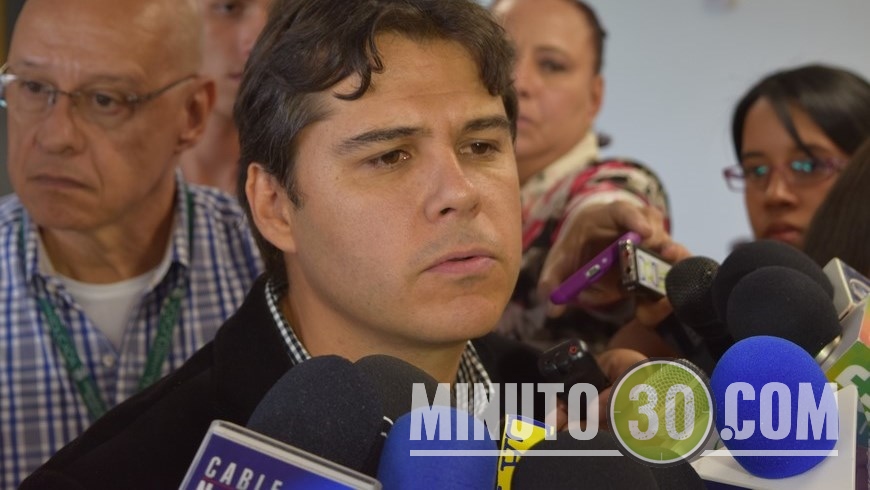 El Secretario de Gobierno de Antioquia, Santiago Londoño