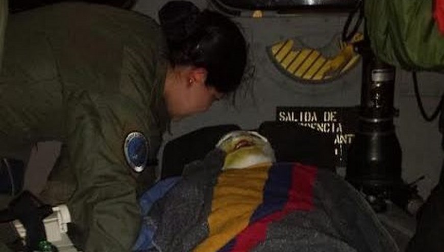 Soldado víctima de una mina antipersona en Ituango fue trasladado hasta Bogotá 2 Cortesía
