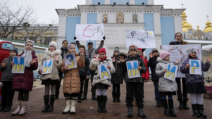 tensión en el frente del este de Ucrania 1