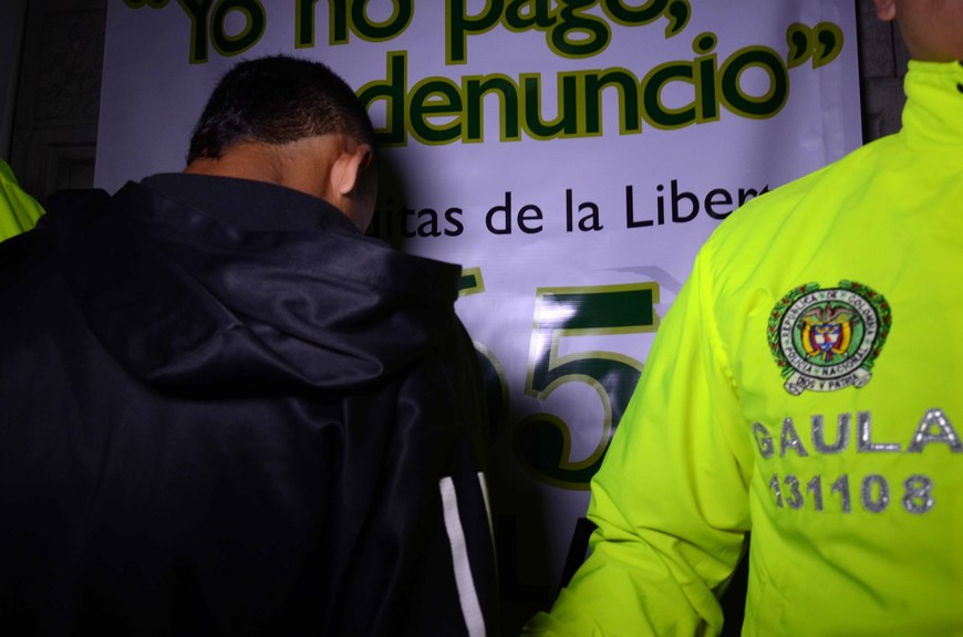 Operativo contra 'la Unión'. Cortesía Policía Metropolitana