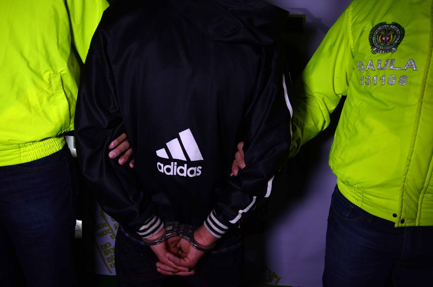 Operativo contra 'la Unión'. Cortesía Policía Metropolitana