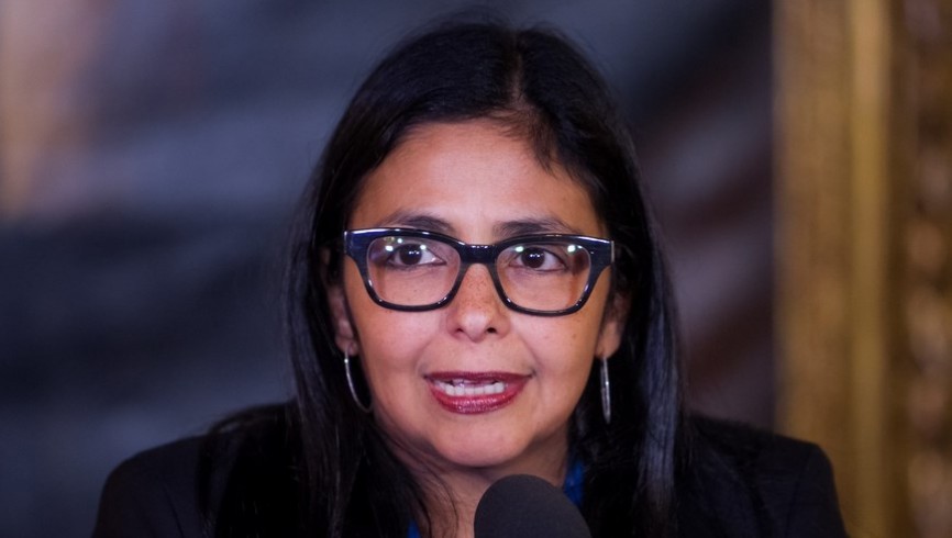 La ministra de Exteriores de Venezuela, Delcy Rodríguez.
