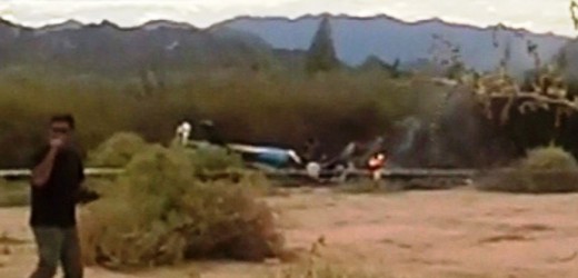 Video: Momento exacto del choque de dos helicópteros en Argentina