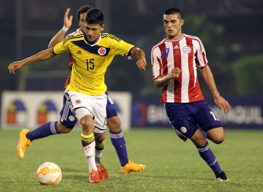 En la imagen el jugador colombiano Jorge Andrés Carrascal.