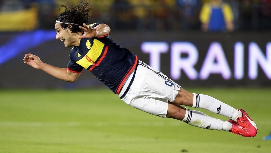 El delantero colombiano Radamel Falcao. 