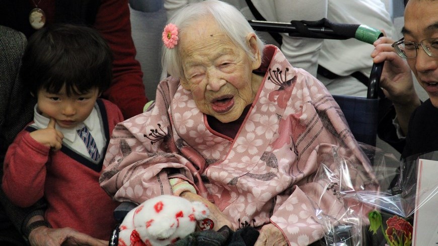 La persona más vieja del mundo, la japonesa Misao Okawa, falleció hoy a los 117 años de edad por causas naturales. EFE