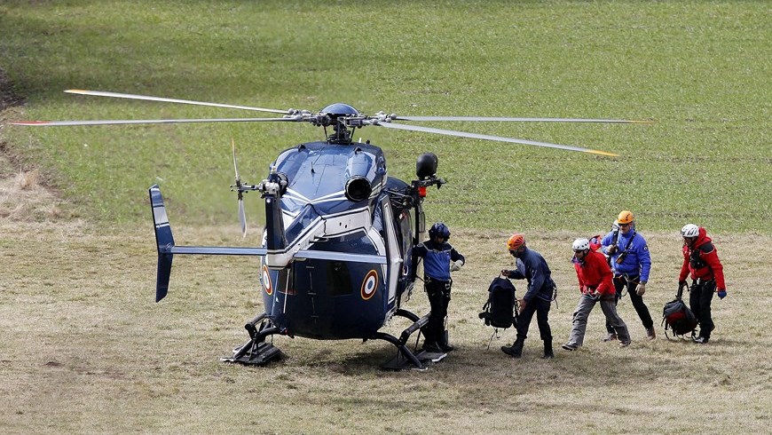 Accidente en los Alpes