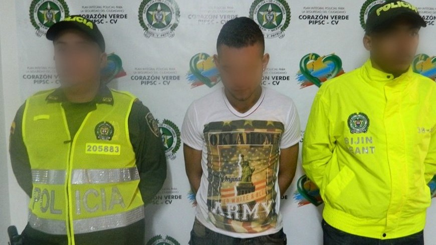 Capturados tres presuntos expendedores de 'vicio' en el Nordeste 3 Captirado en Yolombó. Foto: Policía Antioquia