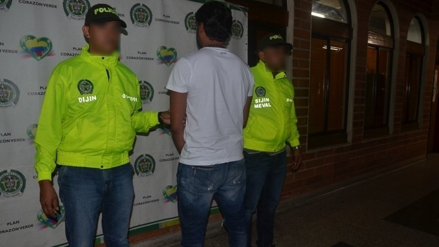 A alias 'Chulimán' lo capturaron cuando intentaba huir del cerco de la Policía 1 CAPTURA DE ALIAS CHULIM%C3%81N 1