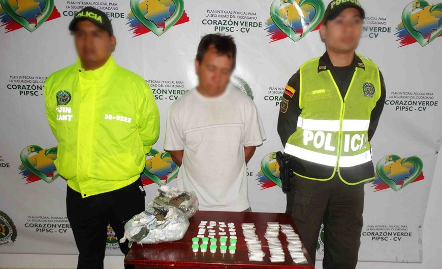 En Urrao cayó alias 'Rolando', abastecedor de plazas de vicio en el Suroeste 2 Foto: Policía Antioquia