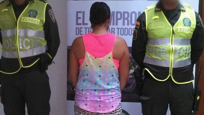 Por extorsión, una mujer de 18 años fue capturada en San Roque 2 Cortesía Policía Antioquia