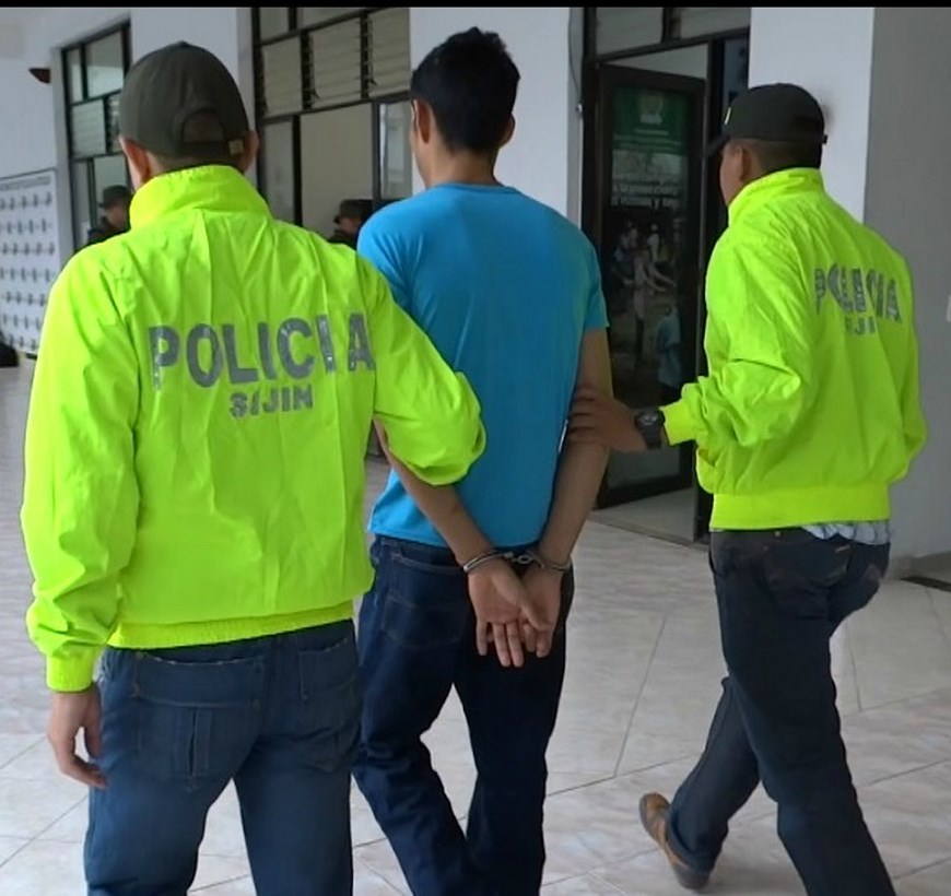 Capturado por asesinar a la madre de su hija en Ituango 4 Captura de Alex Alberto Blanco Hernández. Foto: Policía Antioquia