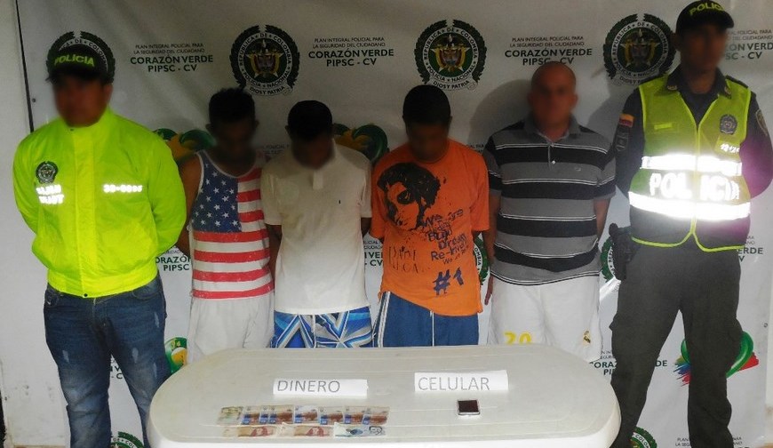 Fueron a instalar antenas y terminaron robando en Sopetrán 2 Foto: Policía Antioquia