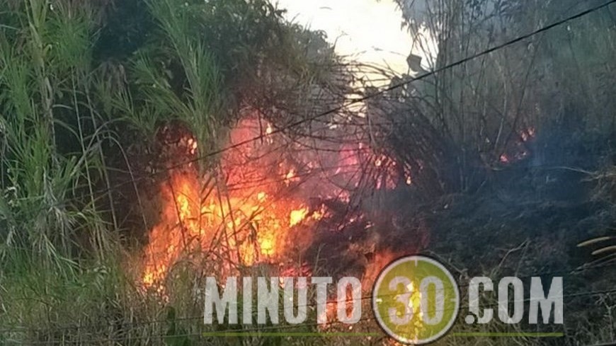 incendio en la loma