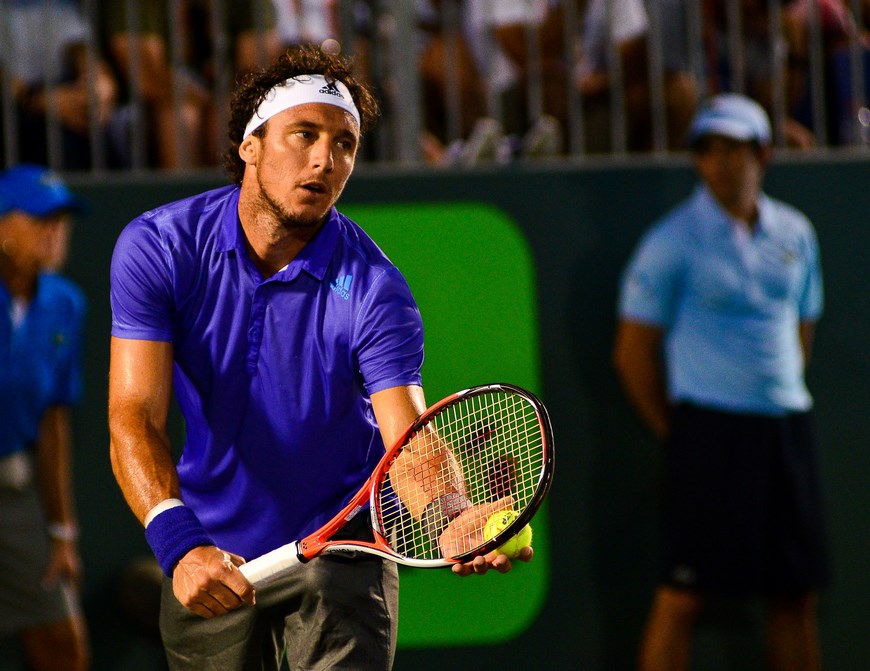 El argentino Juan Mónaco avanzó a cuartos de final del Masters 1.000 de Miami 1 El argentino Juan Mónaco durante un partido del torneo de Miami (EE.UU.). EFE