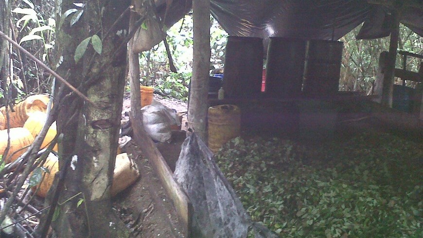 Nueve laboratorios de las Farc y el Eln destruyó el Ejército en Antioquia 4 Foto: Fuerza de Tarea Nudo de Paramillo.