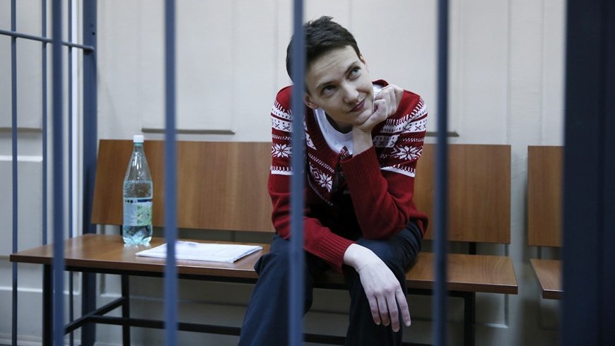 La piloto ucraniana Nadezhda Sávchenko