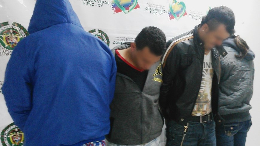 Capturados cuatro presuntos miembros de 'los Pamplona' en El Santuario 3 Foto: Policía Antioquia