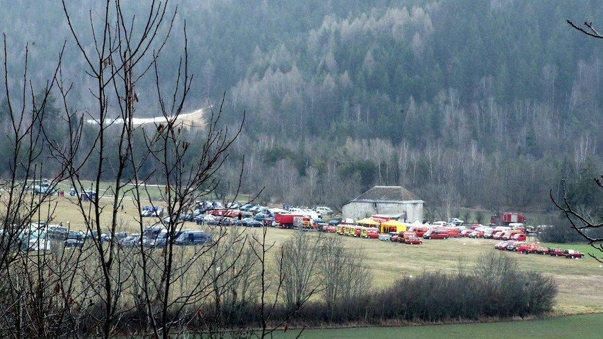el avión Airbus A320 siniestrado en los Alpes 2