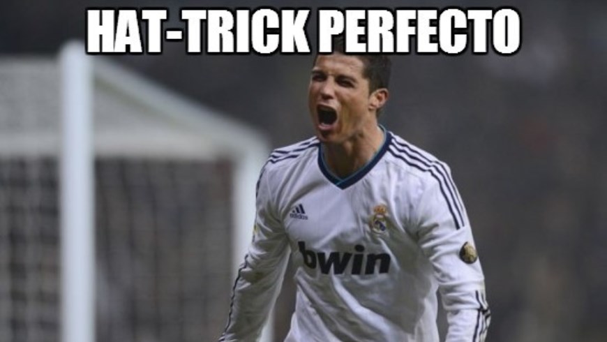 ¿Conoce usted cuál es el verdadero hat-trick en el fútbol? 3 el hat trick perfecto 1