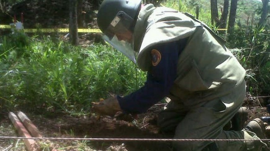 2.465 personas han sido víctimas de minas en Antioquia.
