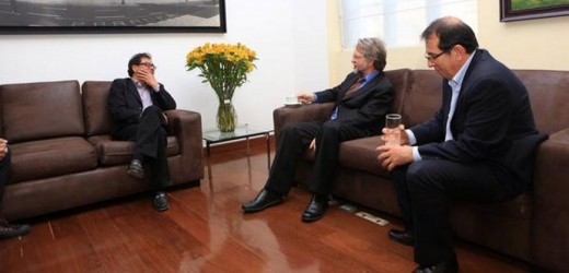 Reunión entre Petro y Mockus para tratar temas relacionados con las marchas del 8 de marzo y el 9 de abril