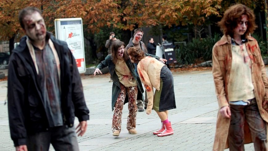 La quinta temporada de "The Walking Dead" concluye este domingo con un episodio de 90 minutos. EFE/Archivo