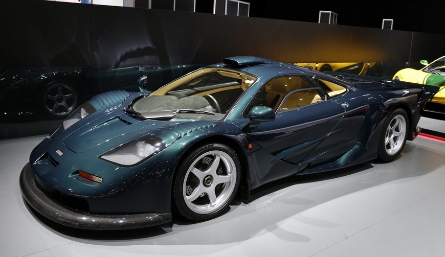 Vista del McLaren F1 XP GT Prototype durante el Salón del Automóvil de Nueva York, Estados Unidos. El Salón del Automóvil de Nueva York se celebra del 3 al 12 de abril. EFE