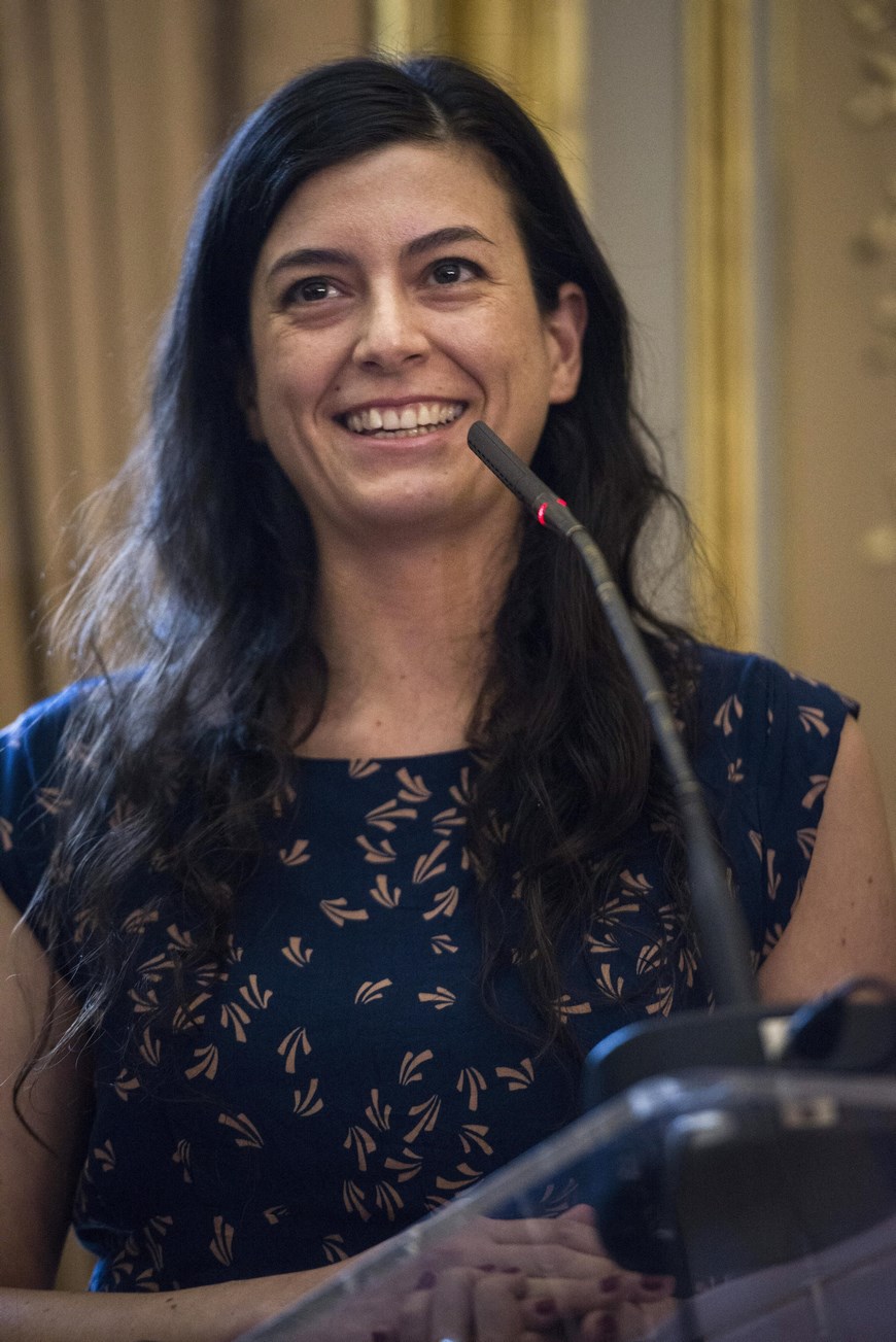 La argentina Samanta Schweblin ha sido la ganadora del IV Premio de Narrativa Breve Ribera del Duero, entre los más de 850 originales presentados, en un evento celebrado hoy en la Casa América. EFE