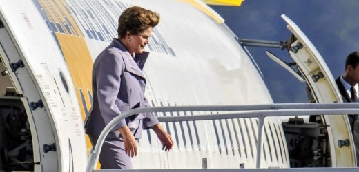 La presidenta de Brasil llega a Panamá en silencio