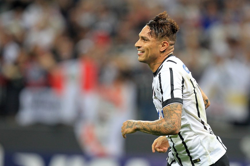 El delantero del Corinthians, Paolo Guerrero.