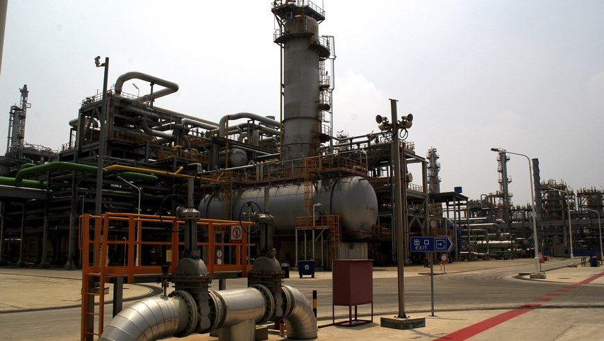 Esta es la primera planta petroquímica de Asia. EFE