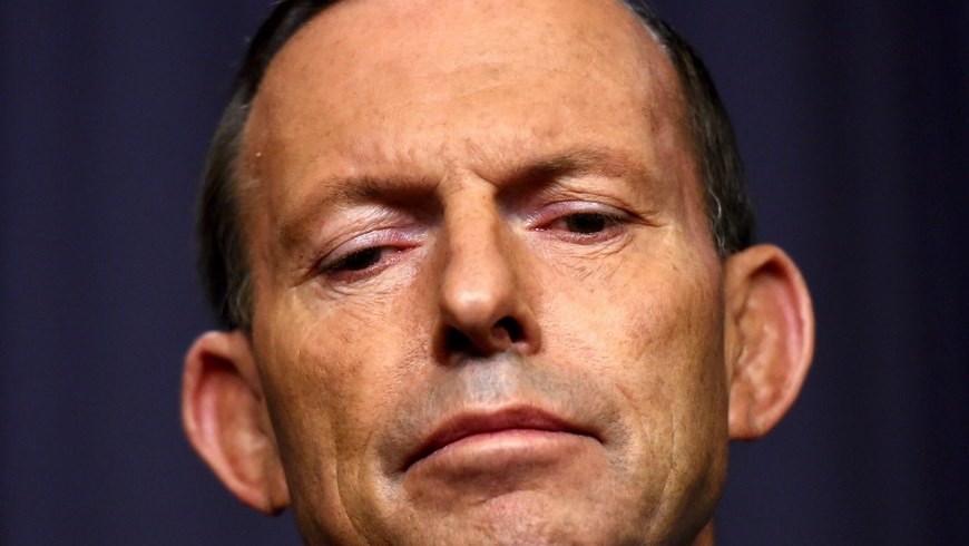 El primer ministro de Australia Tony Abbott habló en una rueda de prensa , después de que ocho presos acusados de narcotráfico, fueran ejecutados en Indonesia, EFE